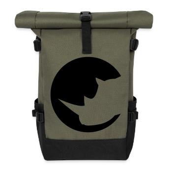 rhinoceros - Roll Top Backpack - olive/black - Front