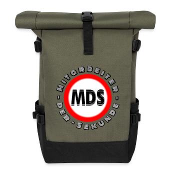 Employé du deuxième Prix de reconnaissance - Sac à dos roll top - olive/noir - Devant