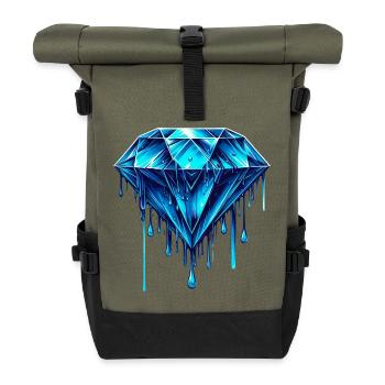 Diamond - Roll Top Backpack - olive/black - Front