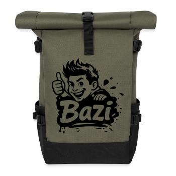 Bazi - Rolltop Rucksack - Olive/Schwarz - Vorne