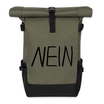 Non - Sac à dos roll top - olive/noir - Devant