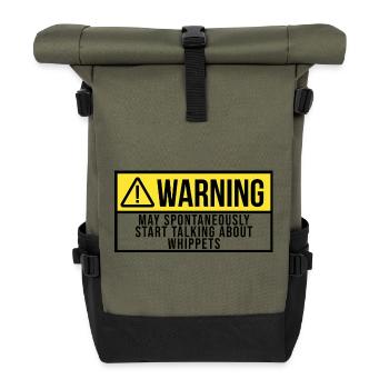 Whippet - Roll Top Backpack - olive/black - Front