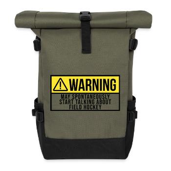 Field Hockey - Roll Top Backpack - olive/black - Front