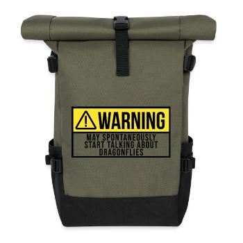 Libelle - Rolltop Rucksack - Olive/Schwarz - Vorne