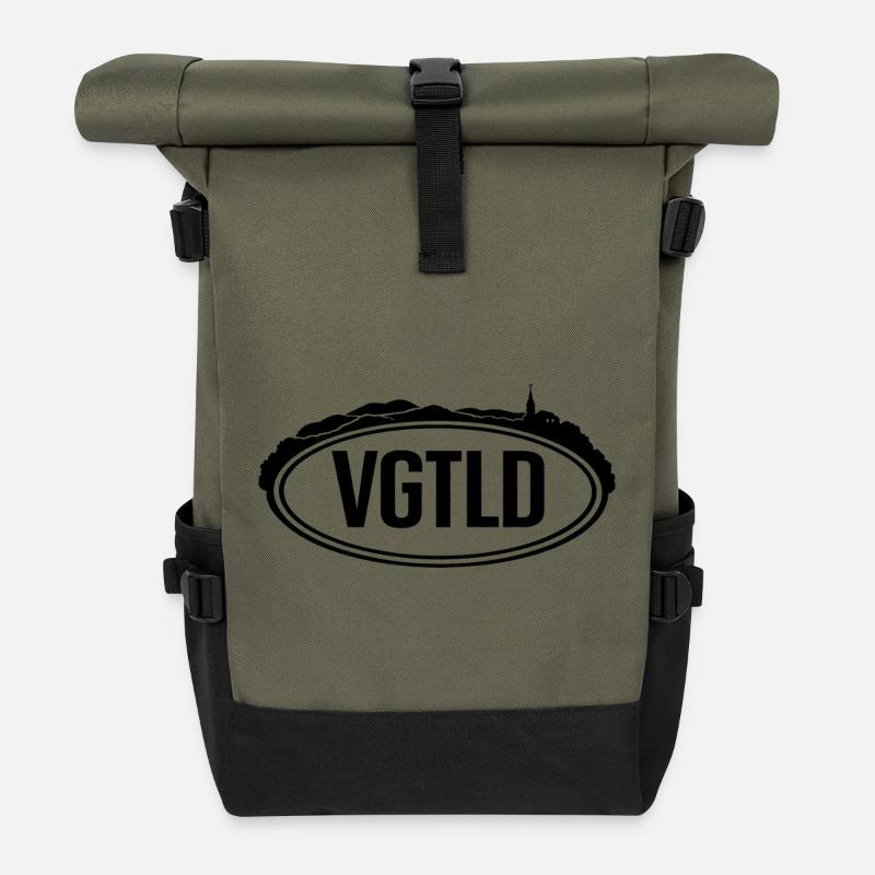 VGTLD - Vogtland - Rolltop Rucksack - Olive/Schwarz