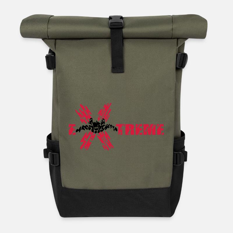 skydiver extreme - Rolltop Rucksack - Olive/Schwarz