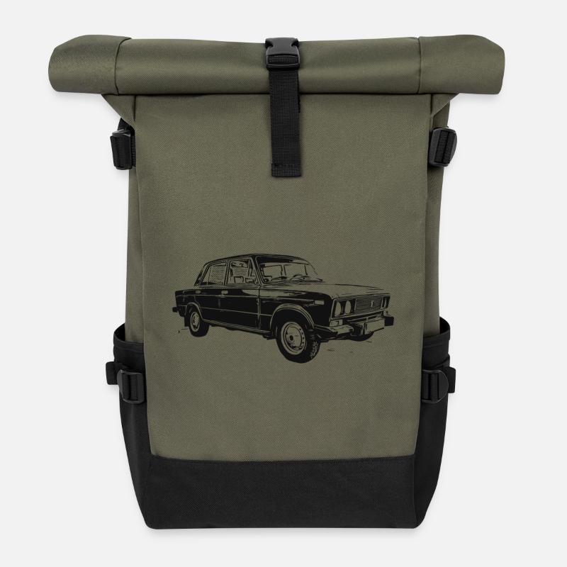 Lada Riva - Rolltop Rucksack - Olive/Schwarz