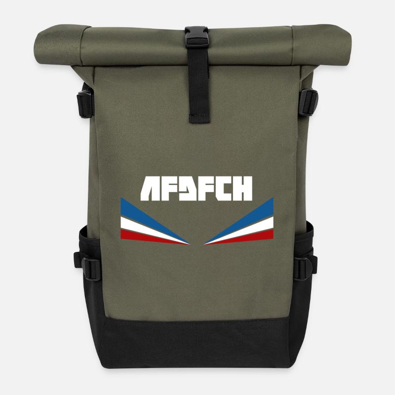 Rostock - Rolltop Rucksack - Olive/Schwarz