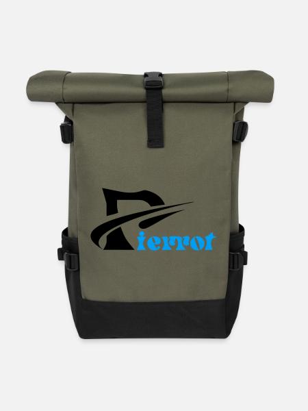 Pierrot - Rolltop Rucksack - Olive/Schwarz