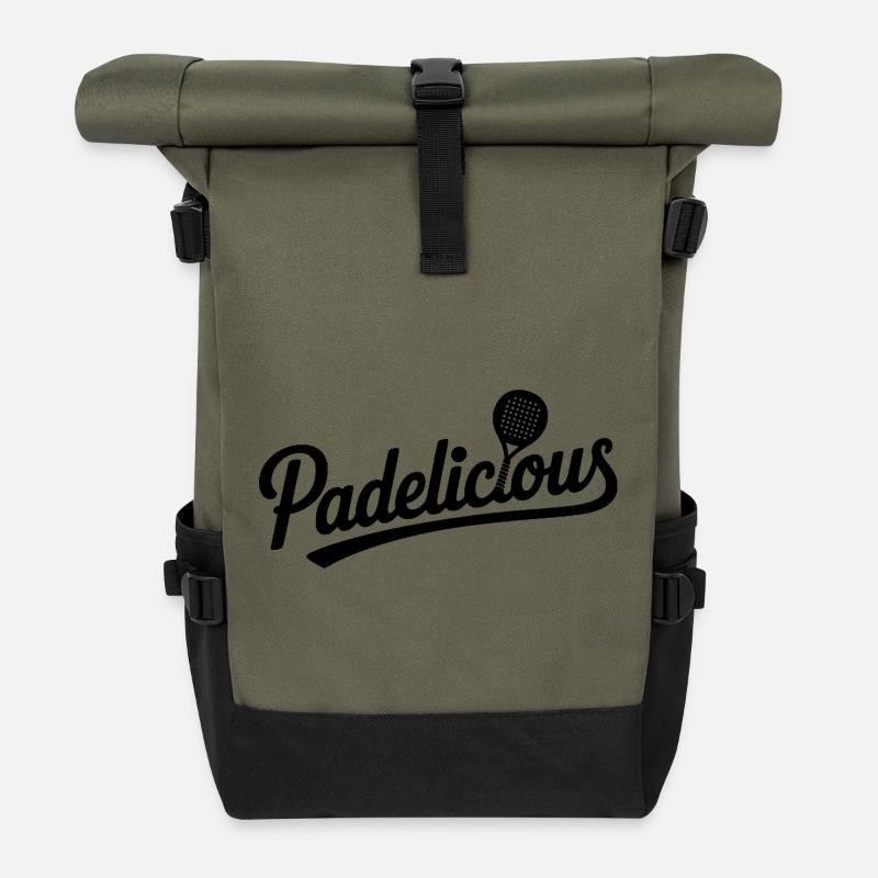 Paice - Roll Top Backpack - olive/black