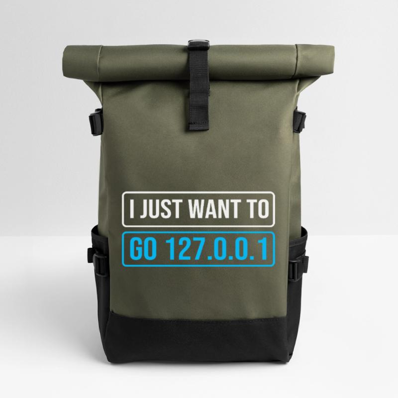 Network Engineer Programmer Computer Scientist Roll Top Backpack