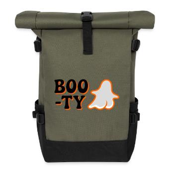 Bouc - Sac à dos roll top - olive/noir - Devant