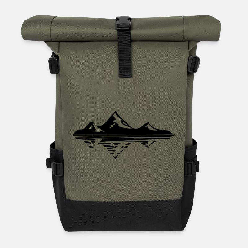 Berg Berge - Rolltop Rucksack - Olive/Schwarz