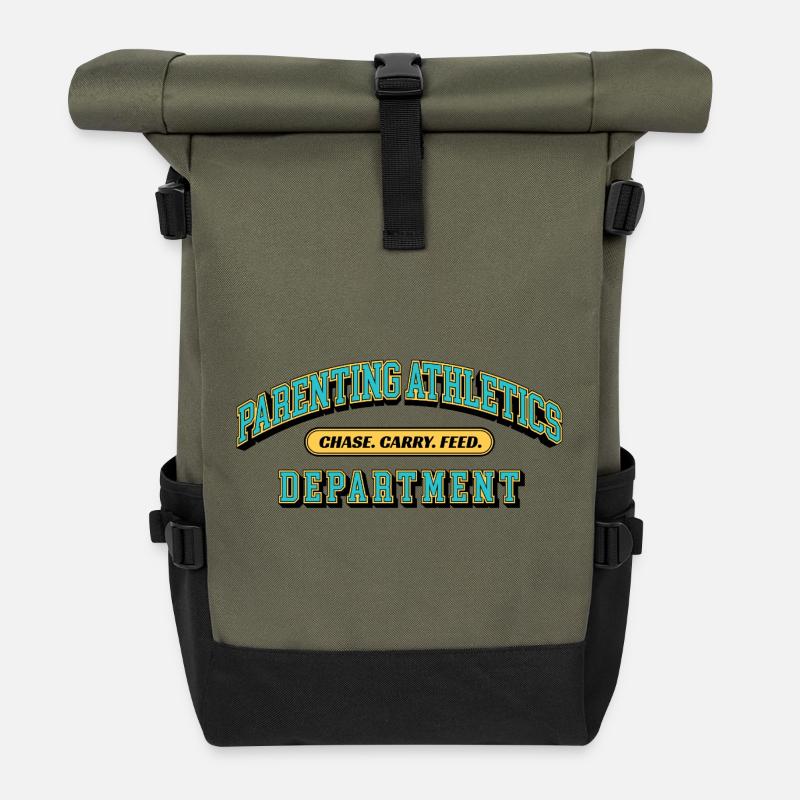 Parenting Athletics Department - Eltern Design - Rolltop Rucksack - Olive/Schwarz