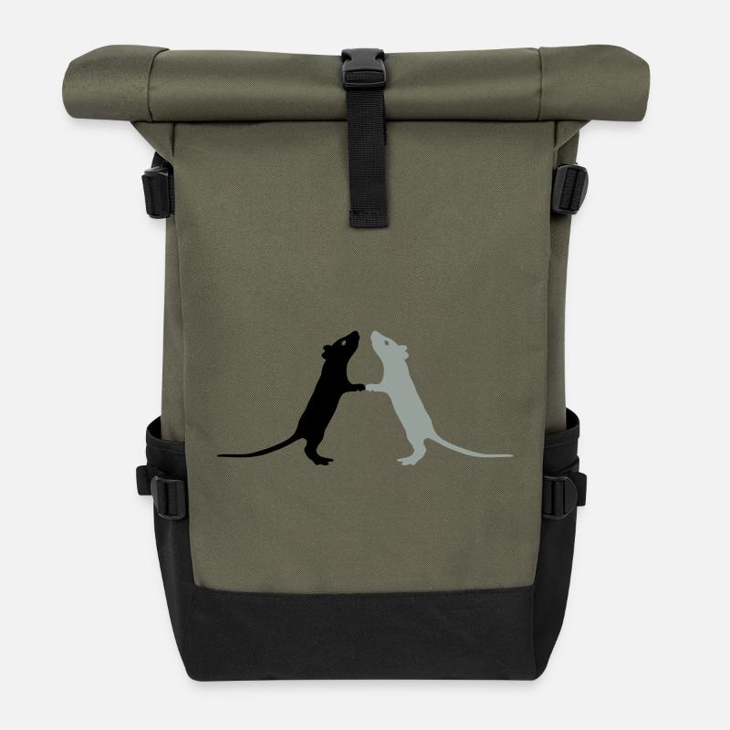 Ratten - Rolltop Rucksack - Olive/Schwarz