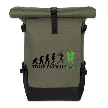 Évolution vers la danse traditionnelle irlandaise - Sac à dos roll top - olive/noir - Devant