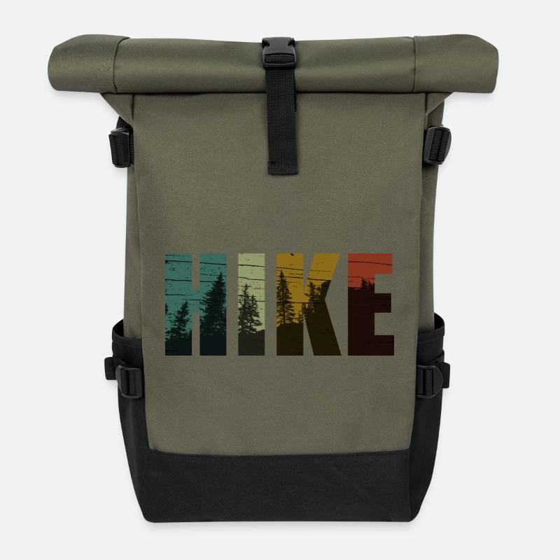 Hike - Roll Top Backpack - olive/black