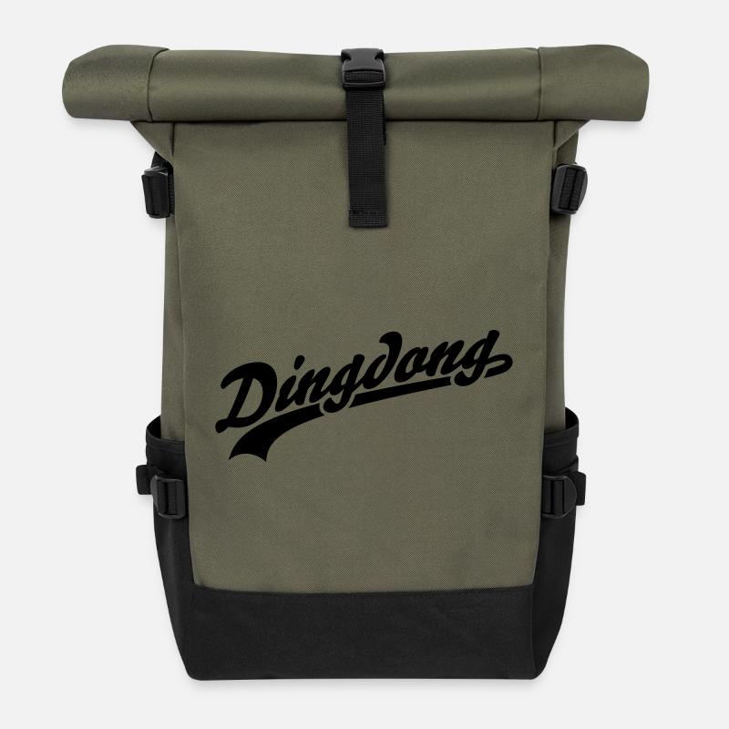 Dingdong - Rolltop Rucksack - Olive/Schwarz