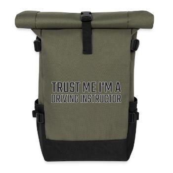 Instructeur de conduite Trust me Drive Tutor - Sac à dos roll top - olive/noir - Devant
