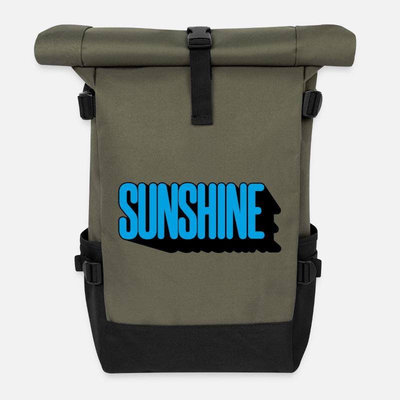 Sunshine - Rolltop Rucksack - Olive/Schwarz