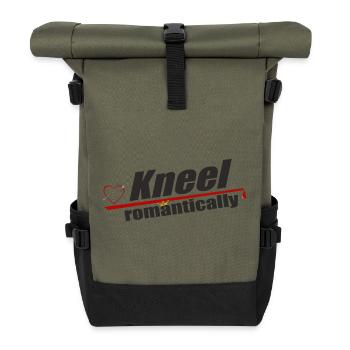 Valentine's Sparrow Edition - Roll Top Backpack - olive/black - Front