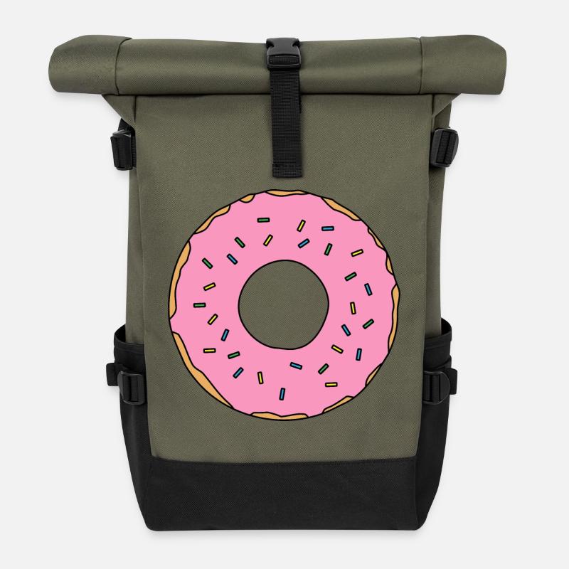 Donut - Rolltop Rucksack - Olive/Schwarz