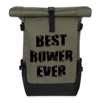 Rower - Roll Top Backpack - olive/black - Front