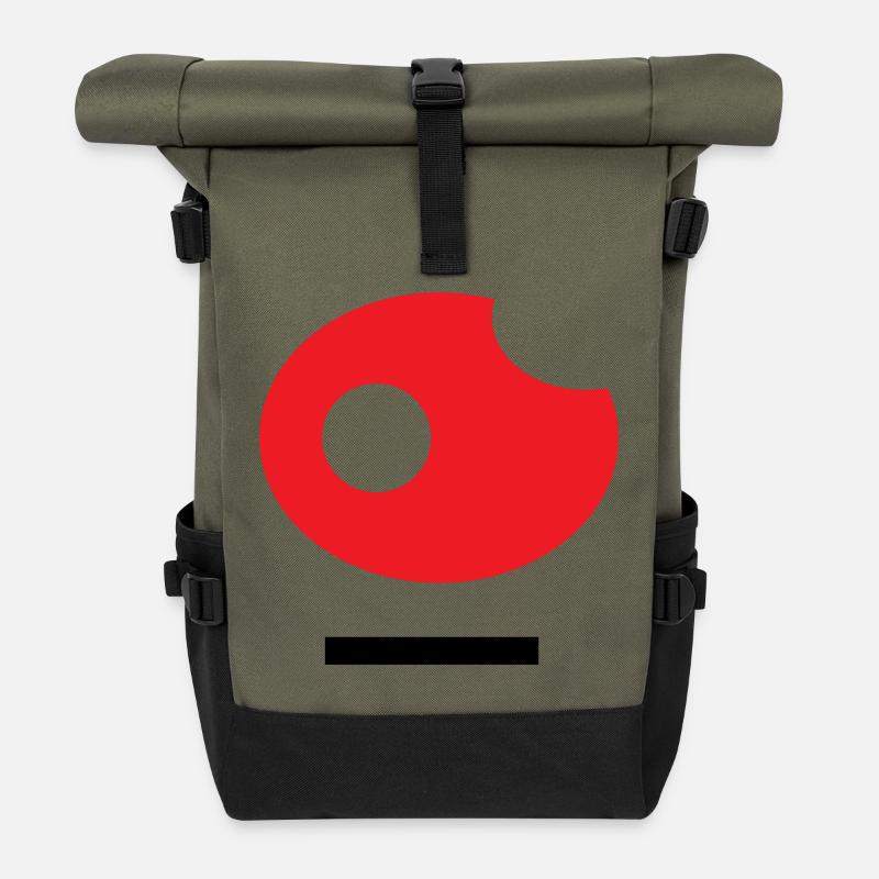 26 Art - Roll Top Backpack - olive/black