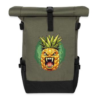 Ananas Vampire - Sac à dos roll top - olive/noir - Devant