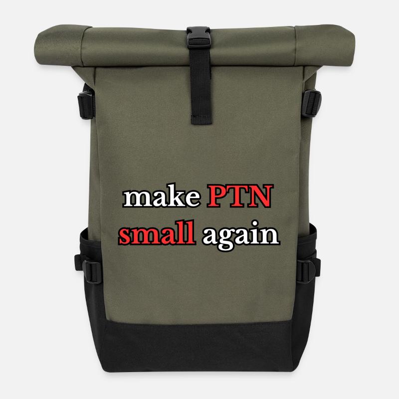 Make PTN small again - Rolltop Rucksack - Olive/Schwarz