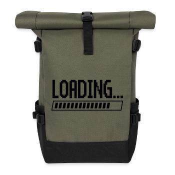 Loading - Roll Top Backpack - olive/black - Front