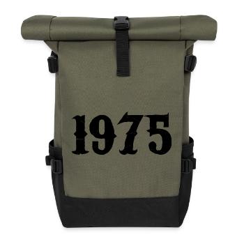 1975 - Rolltop Rucksack - Olive/Schwarz - Vorne
