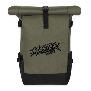 Master 2026 - Rolltop Rucksack - Olive/Schwarz - Vorne