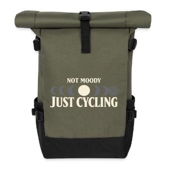 Perimenopause Humor Perimenopause - Rolltop Rucksack - Olive/Schwarz - Vorne