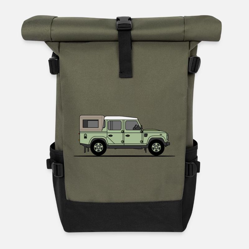 Verteidiger 110 - Abholung - Rolltop Rucksack - Olive/Schwarz