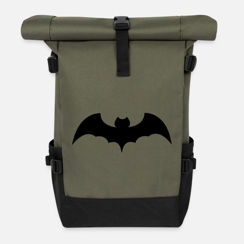Fledermaus - Rolltop Rucksack - Olive/Schwarz