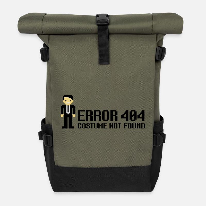 Error 404 - Costume not found - Sac à dos roll top - olive/noir