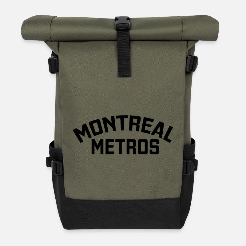 Montrealer Metropolen - Rolltop Rucksack - Olive/Schwarz