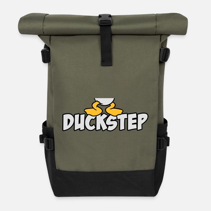 Duckstep - Rolltop Rucksack - Olive/Schwarz