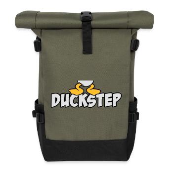 Duckstep (Dubstep) - Roll Top Backpack - olive/black - Front