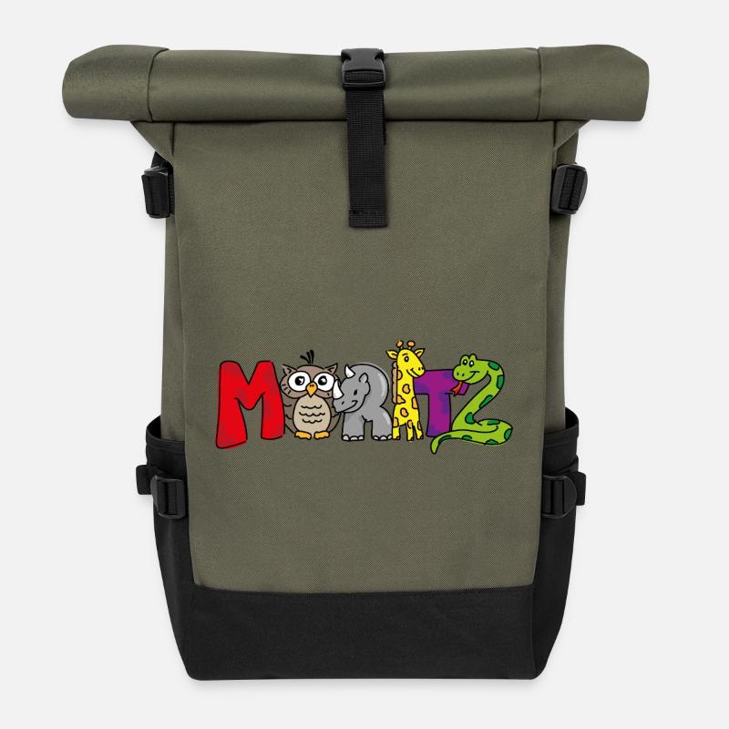 Moritz - Rolltop Rucksack - Olive/Schwarz