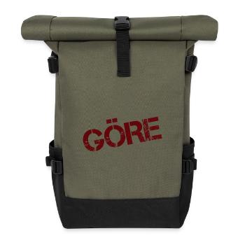 BRAT - Roll Top Backpack - olive/black - Front