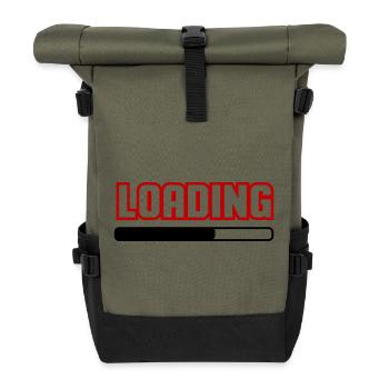 Loading - Roll Top Backpack - olive/black - Front
