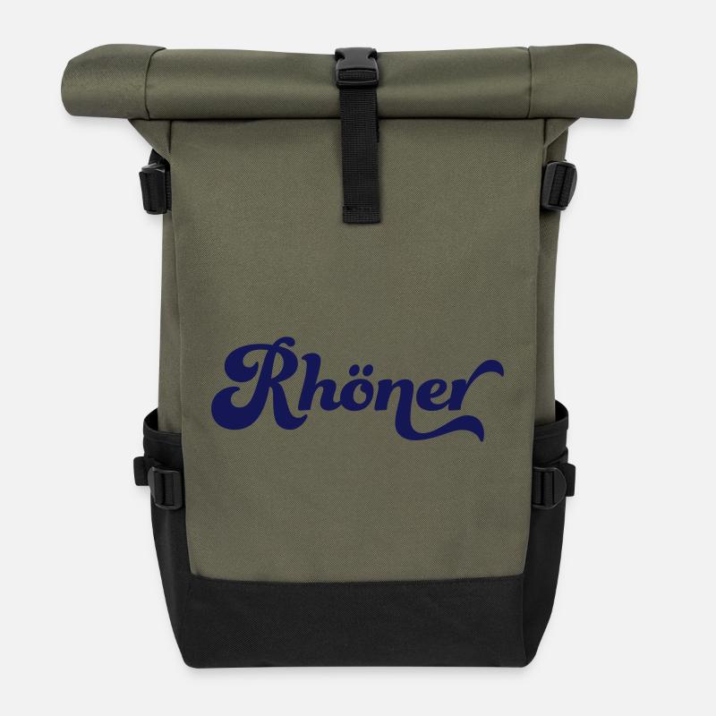 Rhöner - Rolltop Rucksack - Olive/Schwarz