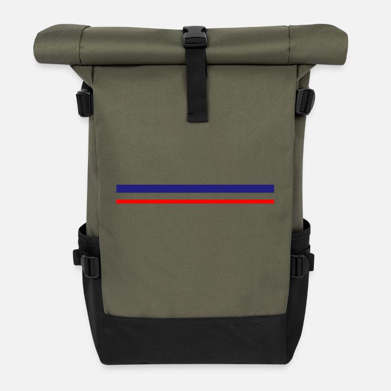 France Sports - Roll Top Backpack - olive/black