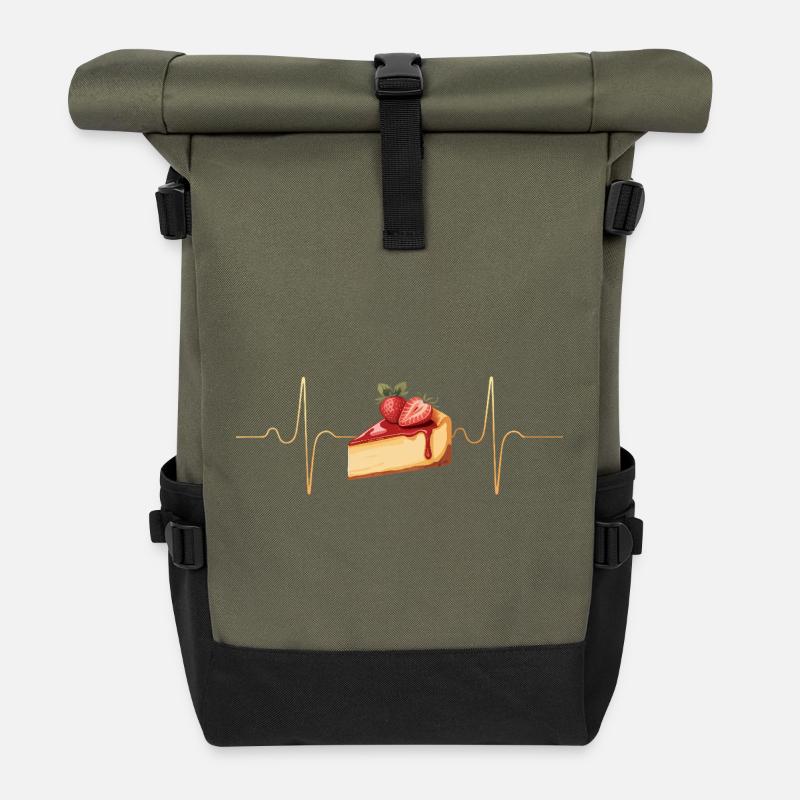 Kuchen - Rolltop Rucksack - Olive/Schwarz