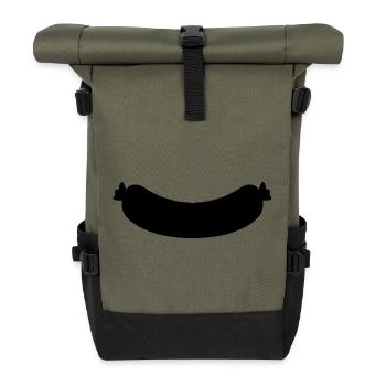 Wurst - Rolltop Rucksack - Olive/Schwarz - Vorne