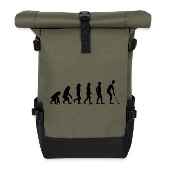Evolution Golf - Rolltop Rucksack - Olive/Schwarz - Vorne