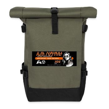 ai shock treatment a06 - Roll Top Backpack - olive/black - Front