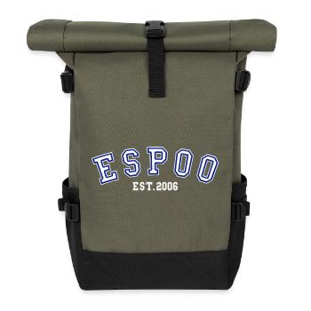 Espoo Est. 2006 - Roll Top Backpack - olive/black - Front